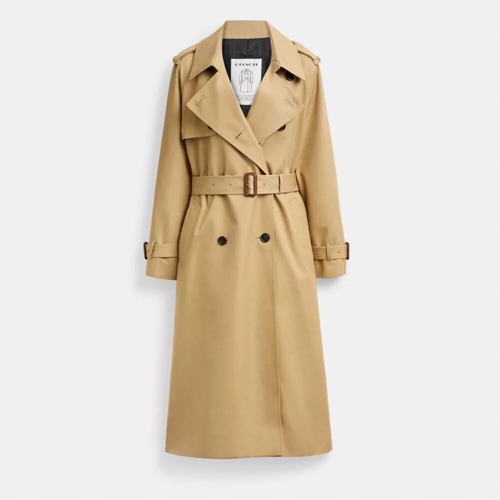 Afslappet trenchcoat