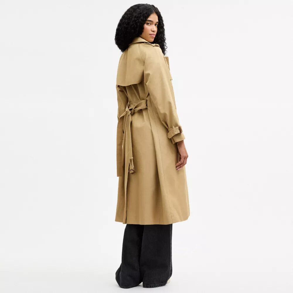 Afslappet trenchcoat