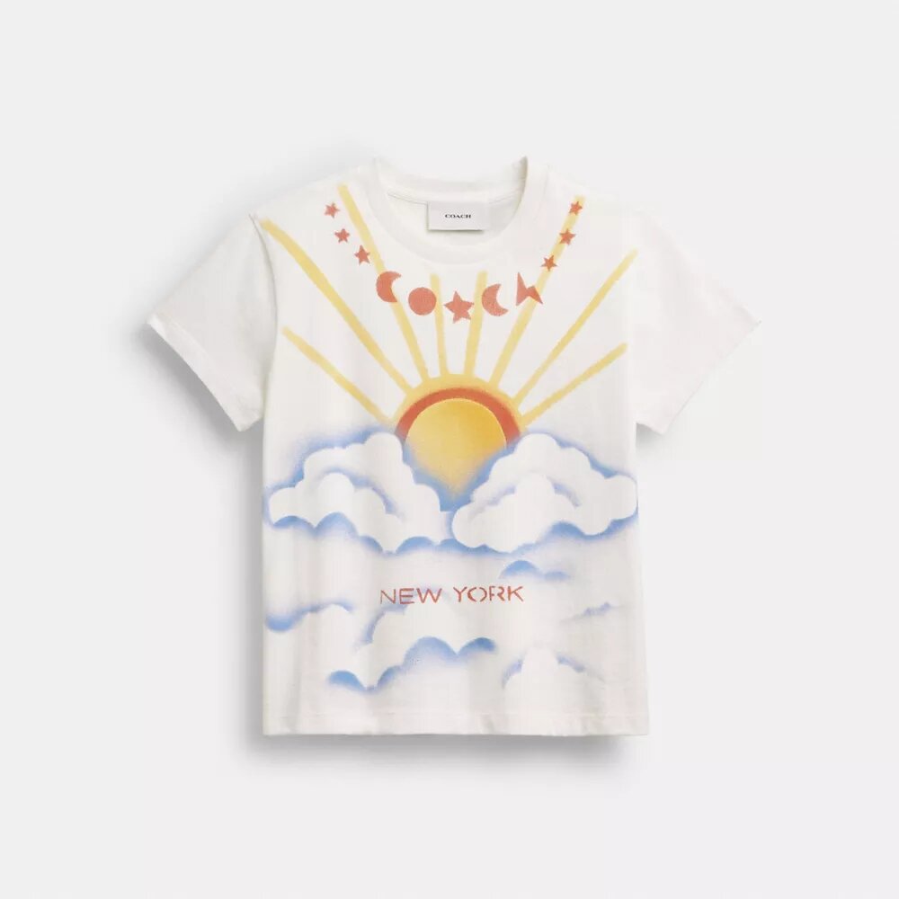 Airbrush 90'S Fit T-shirt i økologisk bomuld