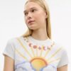 Airbrush 90'S Fit T-shirt i økologisk bomuld