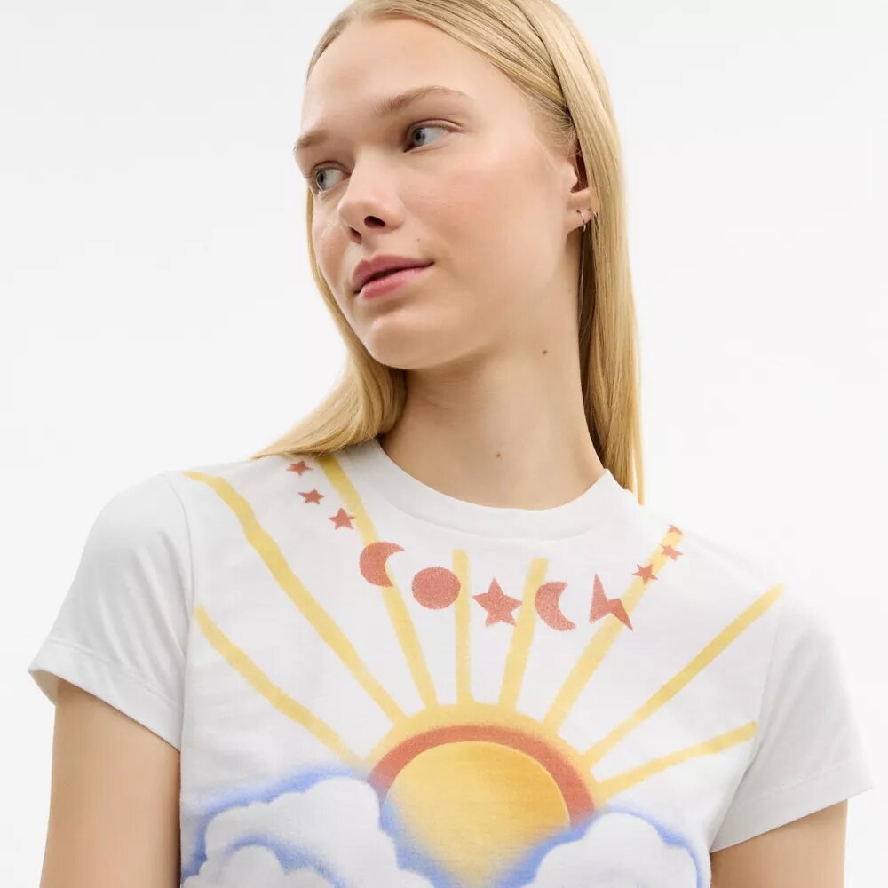 Airbrush 90'S Fit T-shirt i økologisk bomuld