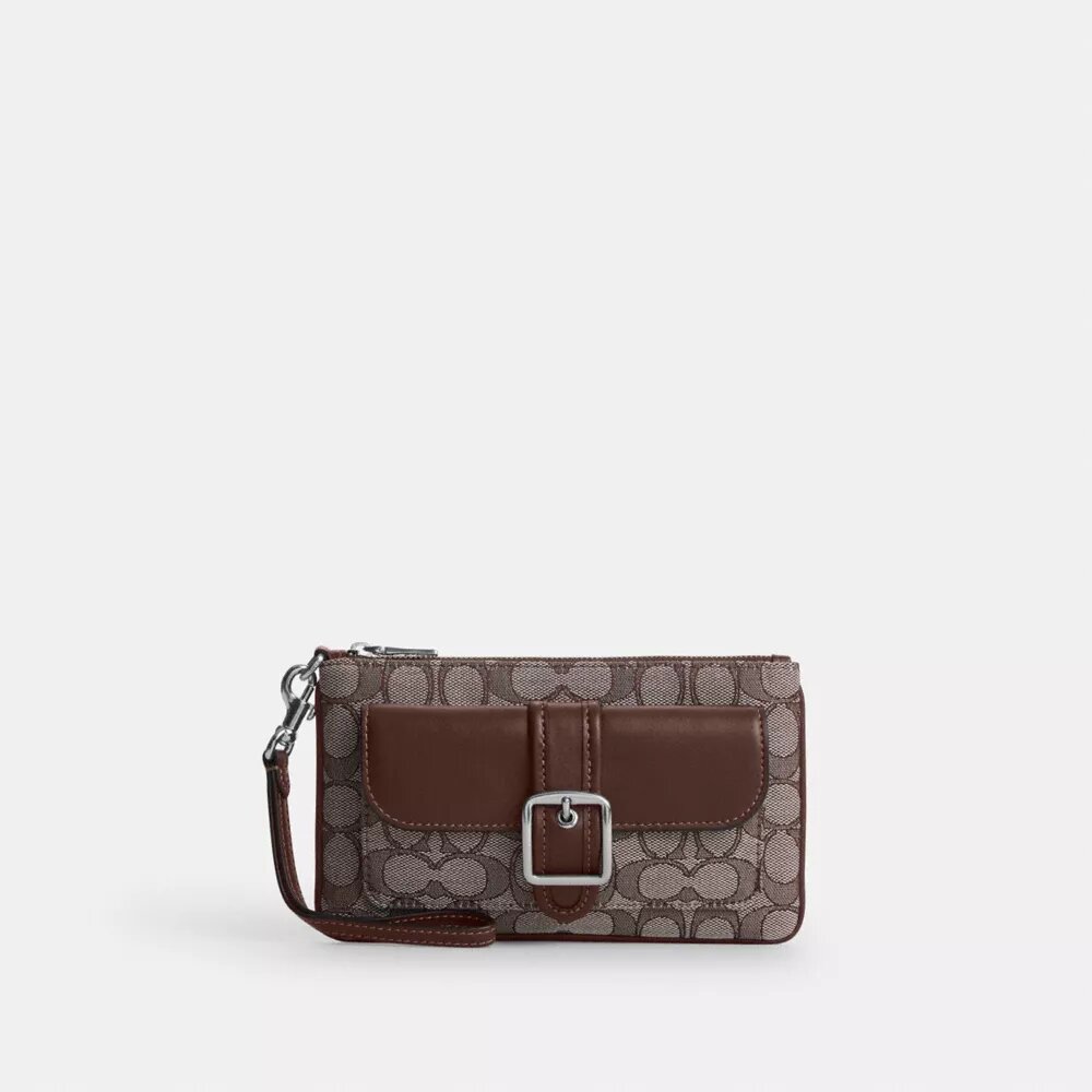 Ashton håndledstaske i signatur-jacquard
