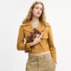 Ashton-håndledstaske med stribet patchwork