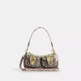 Ashton skuldertasker i signatur-jacquard