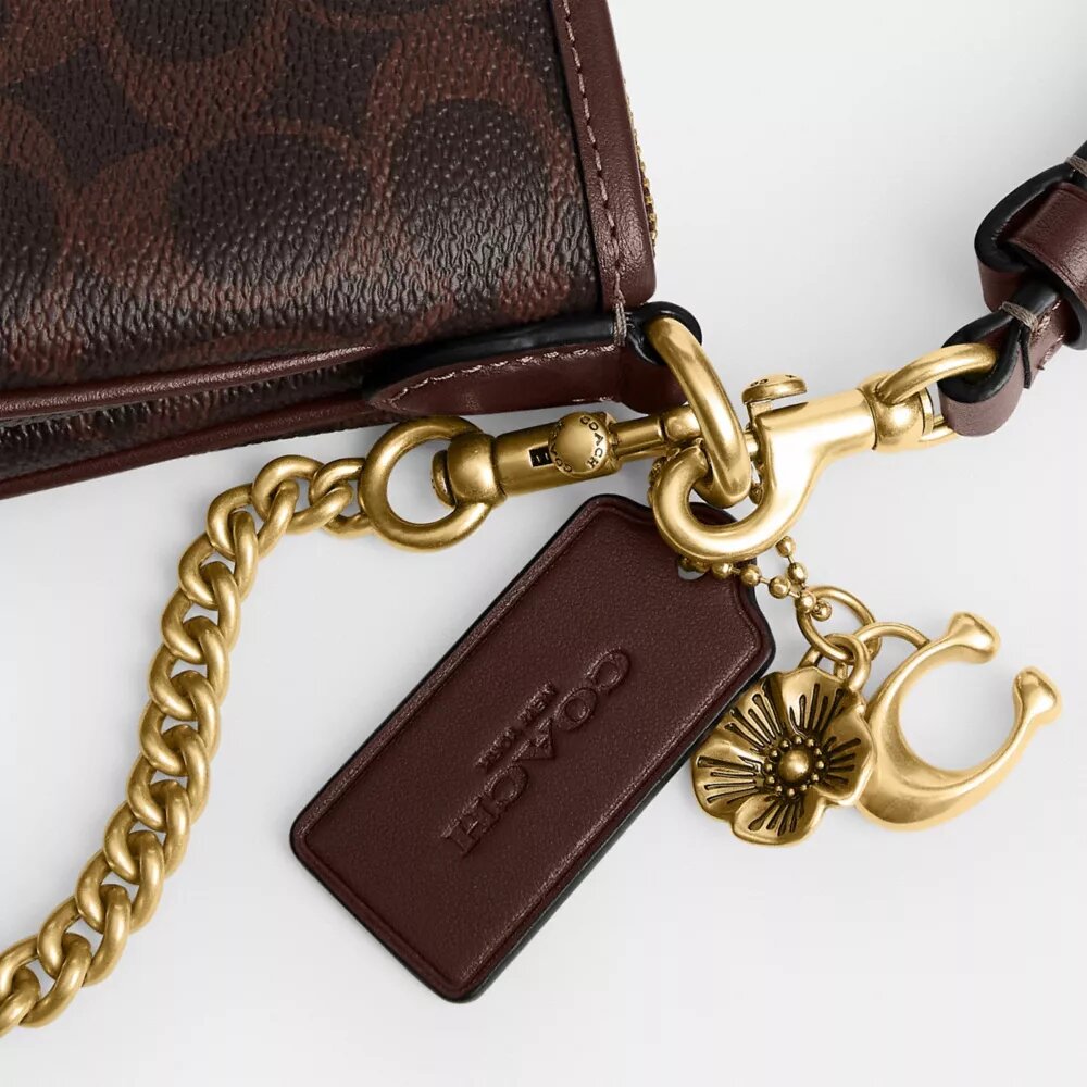 Audrey-crossbody-taske i Signature Canvas