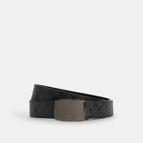 Bælte med plade og selespænde, der kan skæres til i den ønskede længde, 38 mm