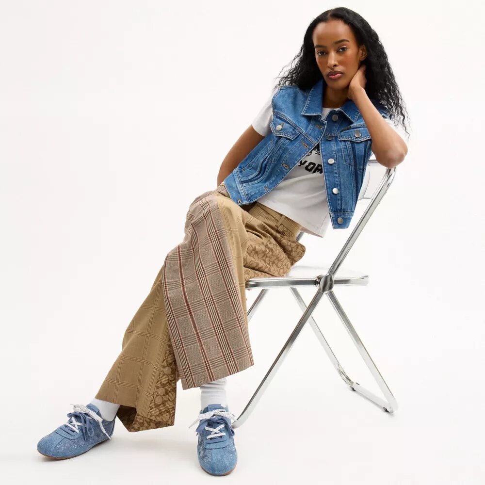 Bløde sneakers i vores karakteristiske denim