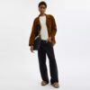 Bleecker Bucket-taske i shearling