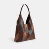 Brooklyn skuldertaske 39 med patchwork i slangeskind