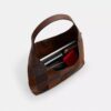Brooklyn skuldertaske 39 med patchwork i slangeskind