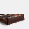 Brooklyn skuldertaske 39 med patchwork i slangeskind