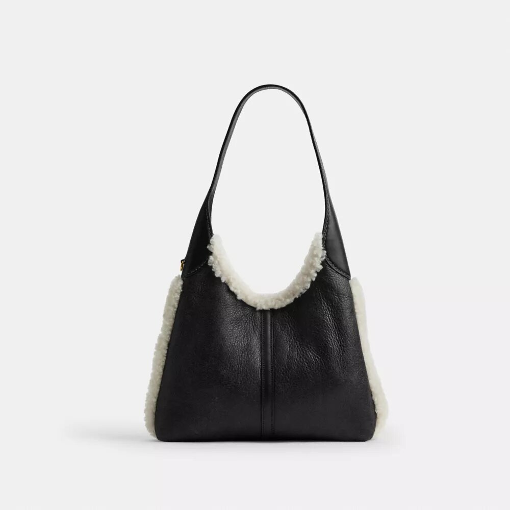 Brooklyn skuldertasker 28 i shearling