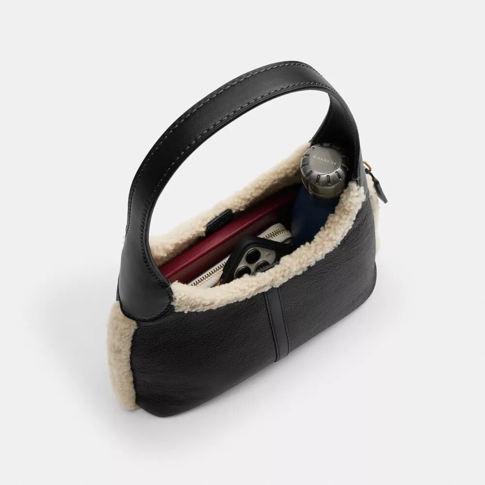 Brooklyn skuldertasker 28 i shearling