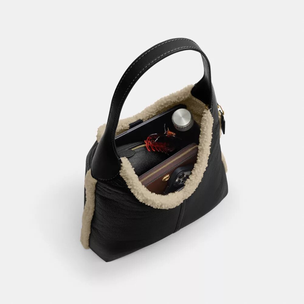 Brooklyn skuldertasker 39 i shearling
