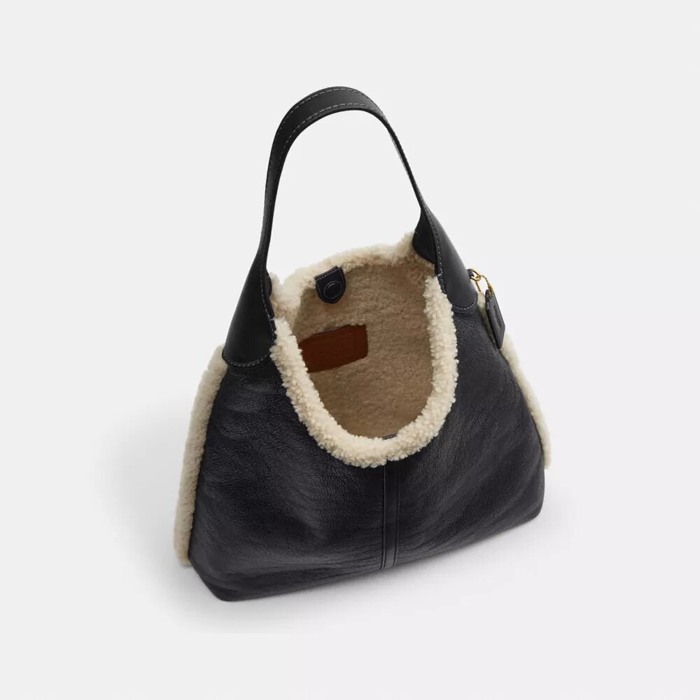 Brooklyn skuldertasker 39 i shearling