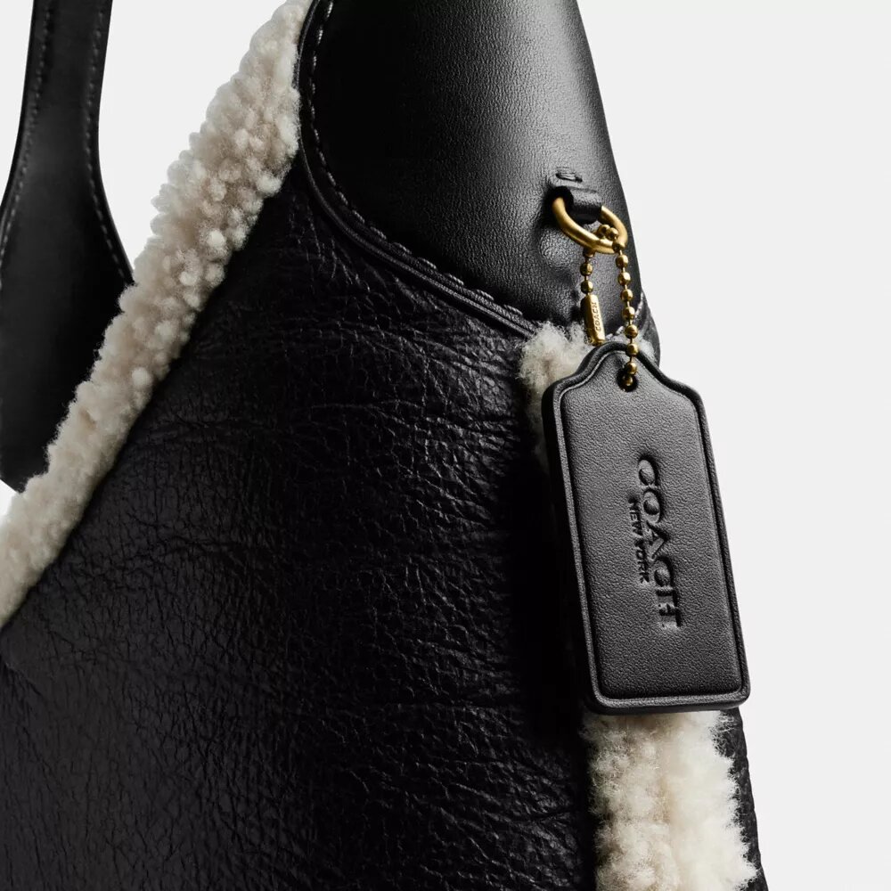 Brooklyn skuldertasker 39 i shearling