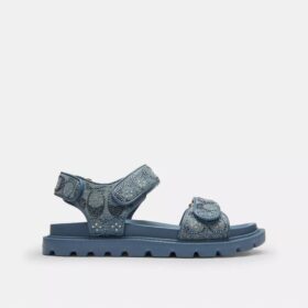 Brynn-sandaler i Crystal Signature-denim