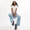 Brynn-sandaler i Crystal Signature-denim