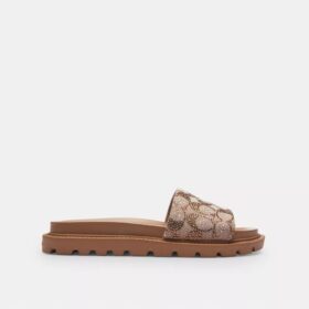 Brynn-sandaler i krystal-signaturjacquard