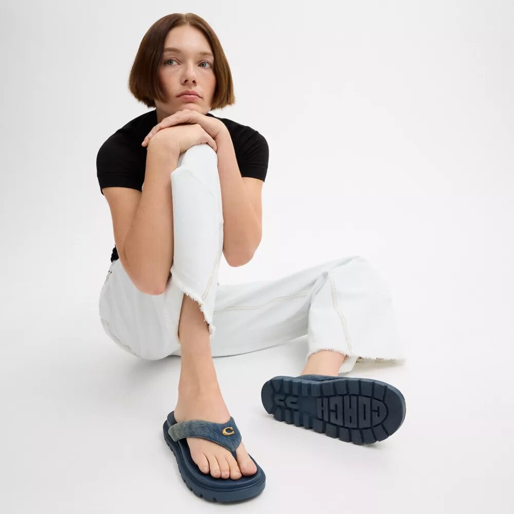 Brynn-sandaler i "Loved Denim"
