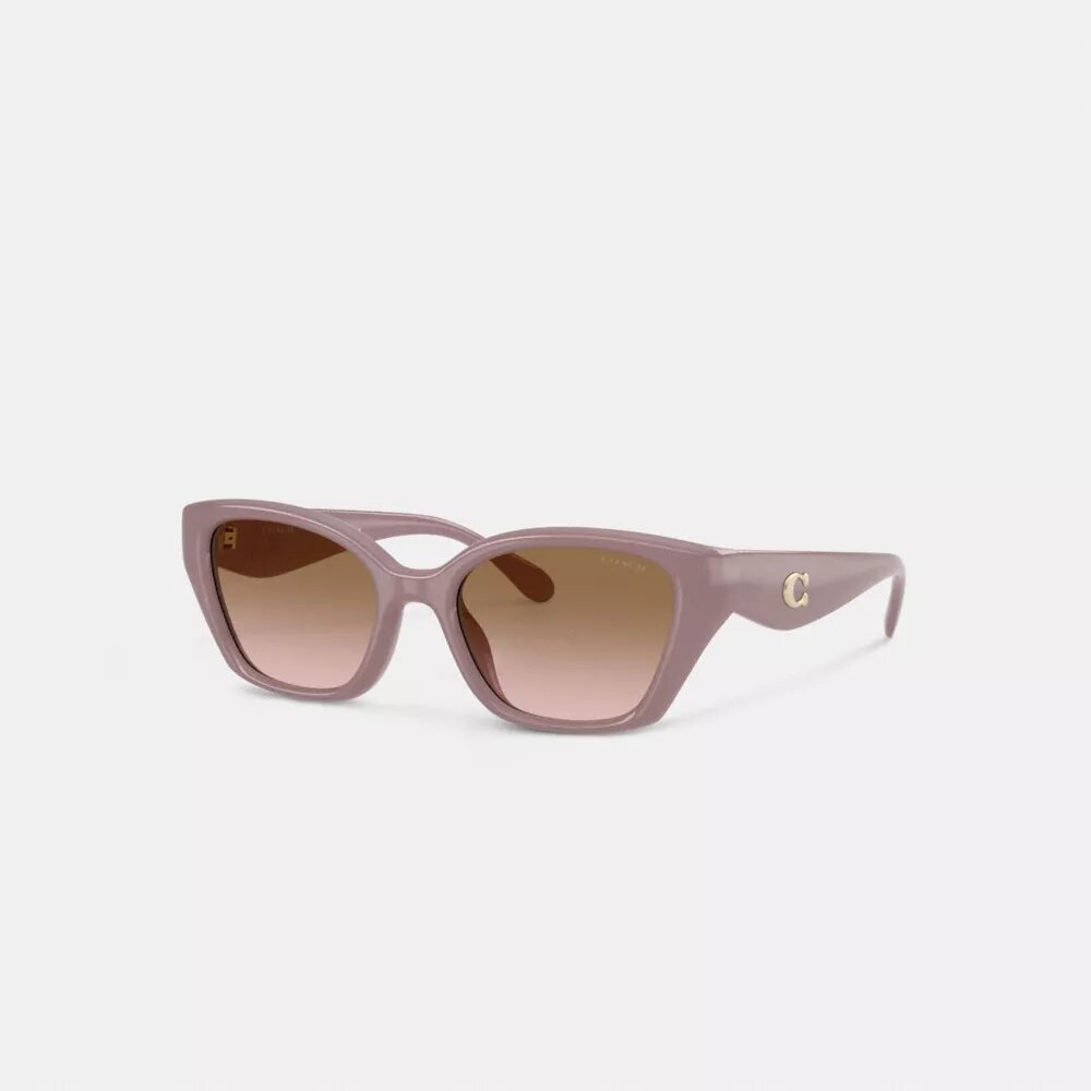 C-beslag, firkantede cat-eye-solbriller