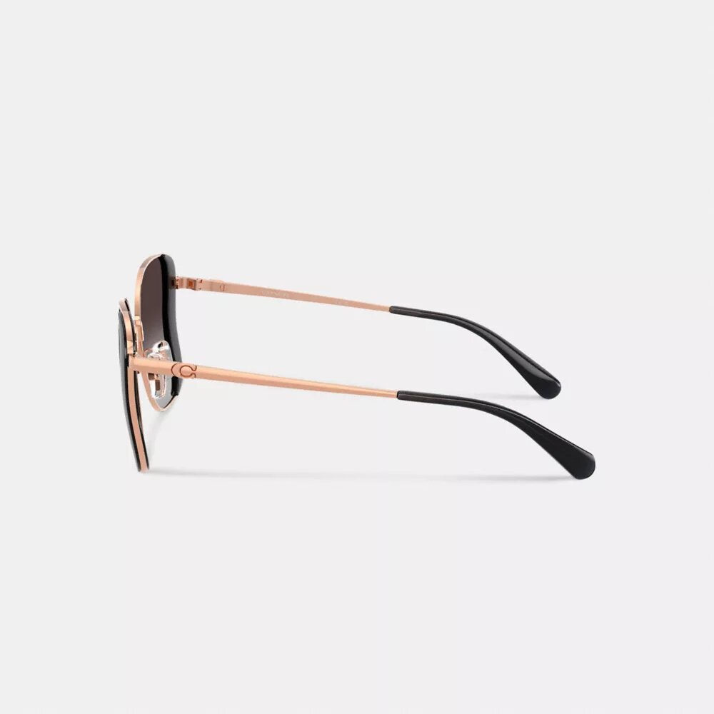 C Hardware Metal Butterfly Square solbriller