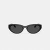 C Hardware ovale Cat Eye-solbriller