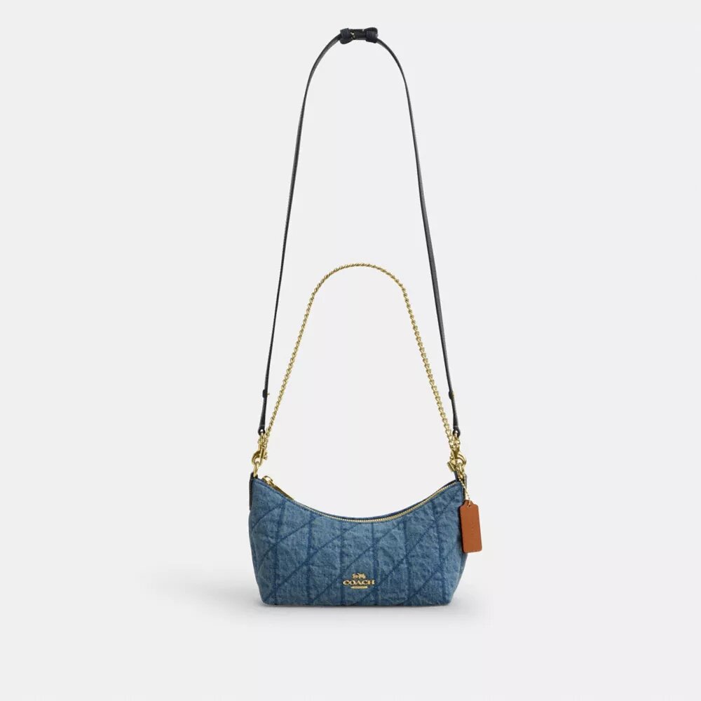 Caitlin skuldertaske med quiltning
