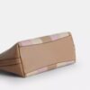 Caitlin skuldertaske med stribet patchwork