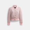 Cardigan med krympede hjerter