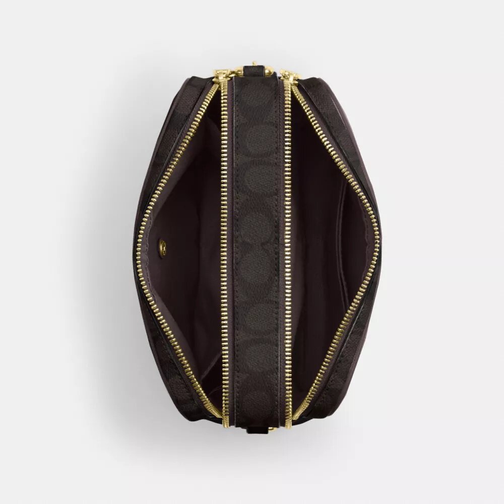 Carey-crossbody-taske i Signature Canvas