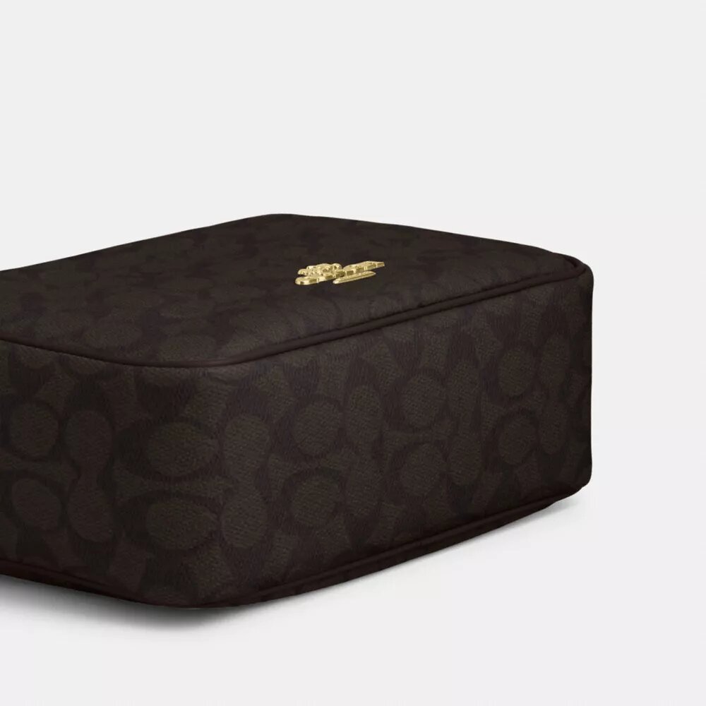Carey-crossbody-taske i Signature Canvas