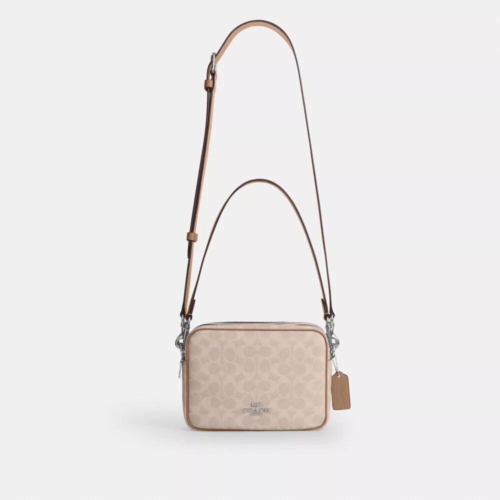Carey-crossbody-taske i Signature Canvas