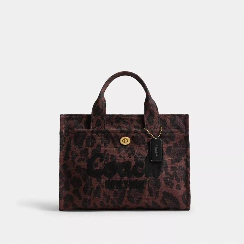 Cargo-tote-tasker med leopardmønster