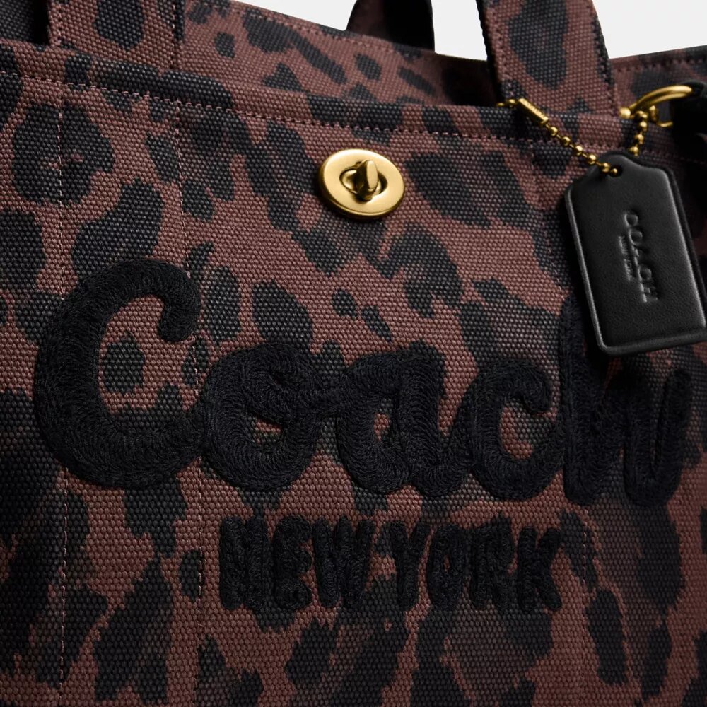 Cargo-tote-tasker med leopardmønster