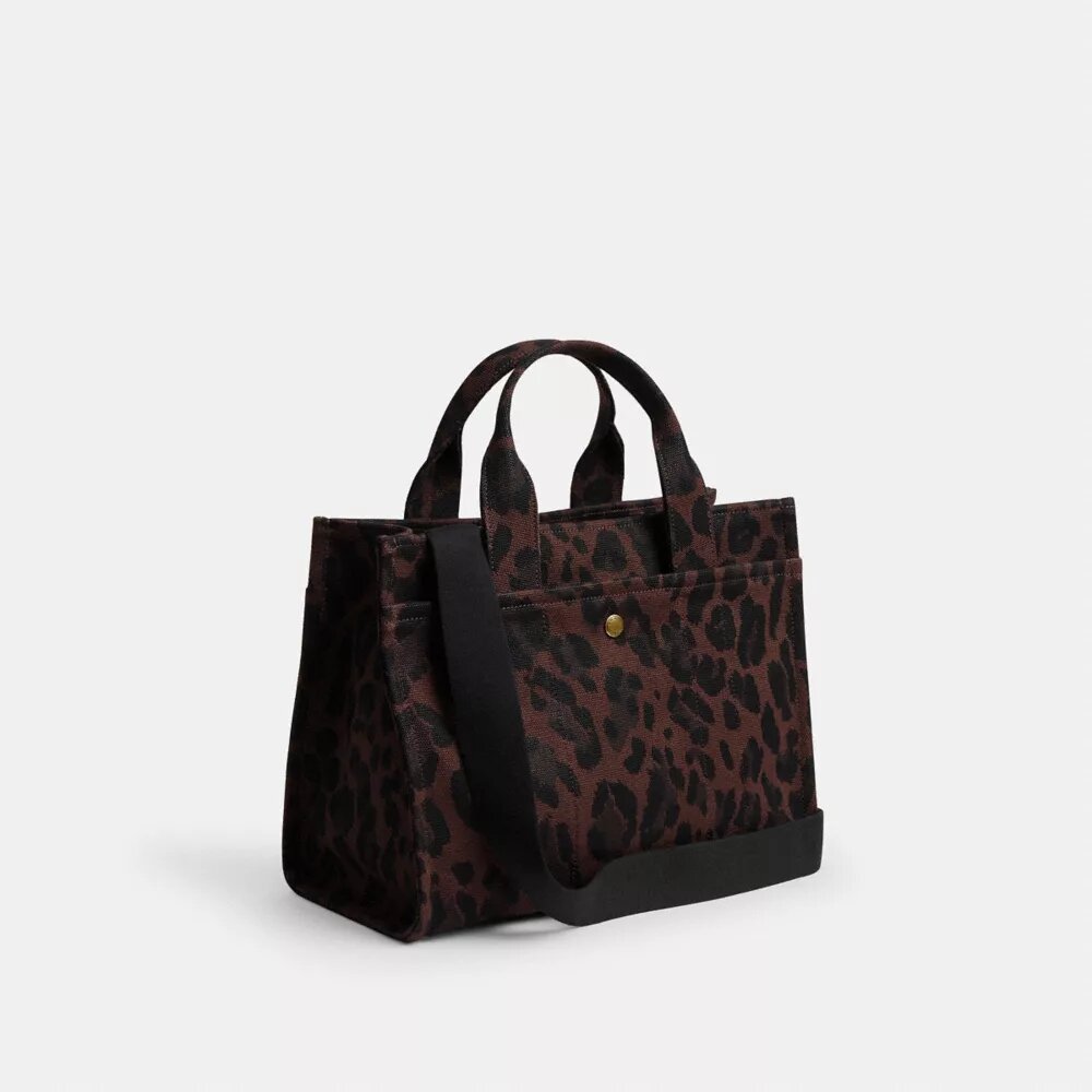 Cargo-tote-tasker med leopardmønster
