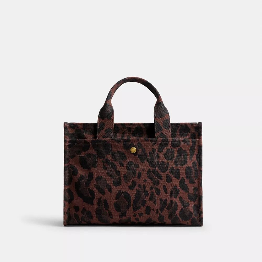 Cargo-tote-tasker med leopardmønster