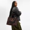 Cargo-tote-tasker med leopardmønster
