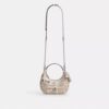 Carmen Mini-crossbody-taske med avistryk