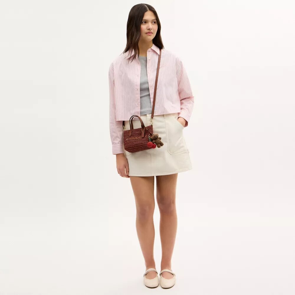 City Mini-tote med vedhæng