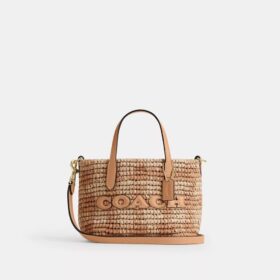 City Mini-tote-tasker med gingham-mønster