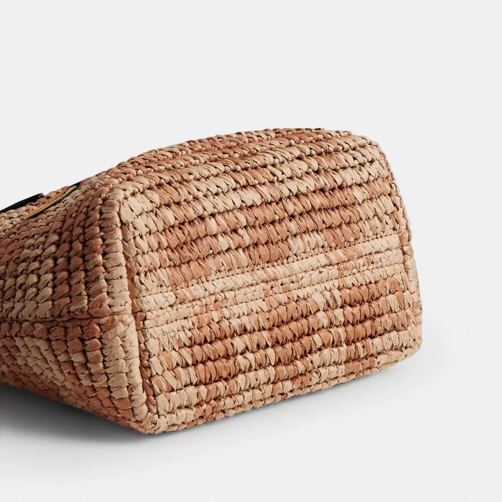 City Mini-tote-tasker med gingham-mønster