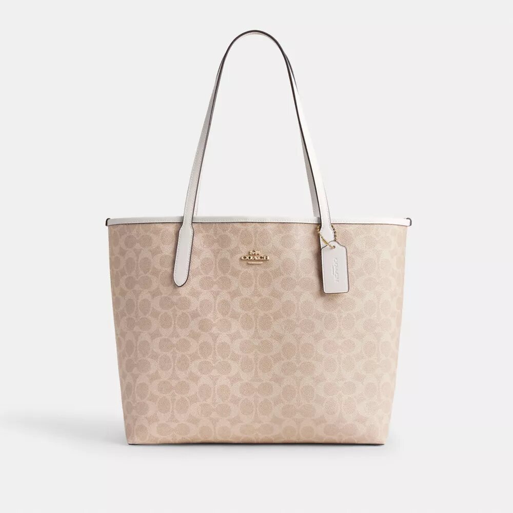 City-tote i Signature Canvas