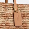 City-tote-taske med gingham-mønster
