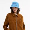 Coach Script-broderet denim-buckethat