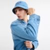 Coach Script-broderet denim-buckethat