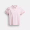 Coach Script-poloshirt i økologisk bomuld