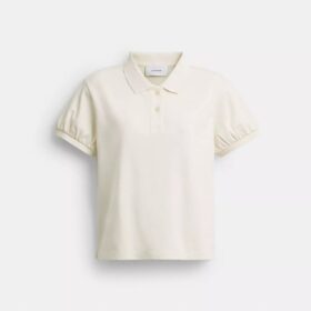 Coach Script-poloshirt i økologisk bomuld