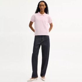 Coach Script-poloshirt i økologisk bomuld