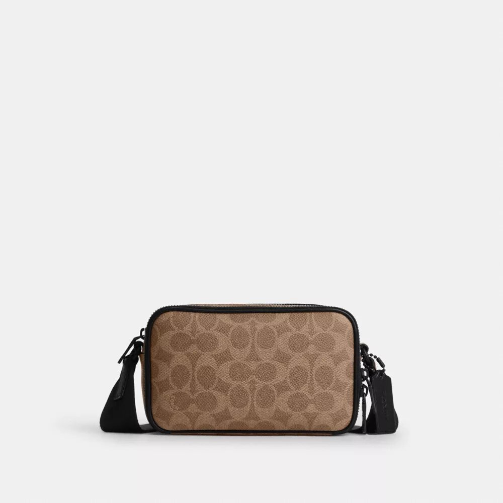 Colton Crossbody-taske 19 i Signature Canvas
